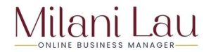title text milani lau online business manager